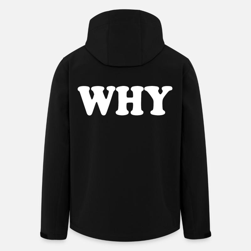 Why - Men’s Recycled Softshell Jacket by Stanley/Stella - black