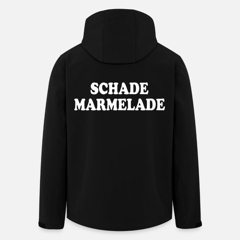 Schade Marmelade - Recycelte Männer Softshell-Jacke von Stanley/Stella - Schwarz