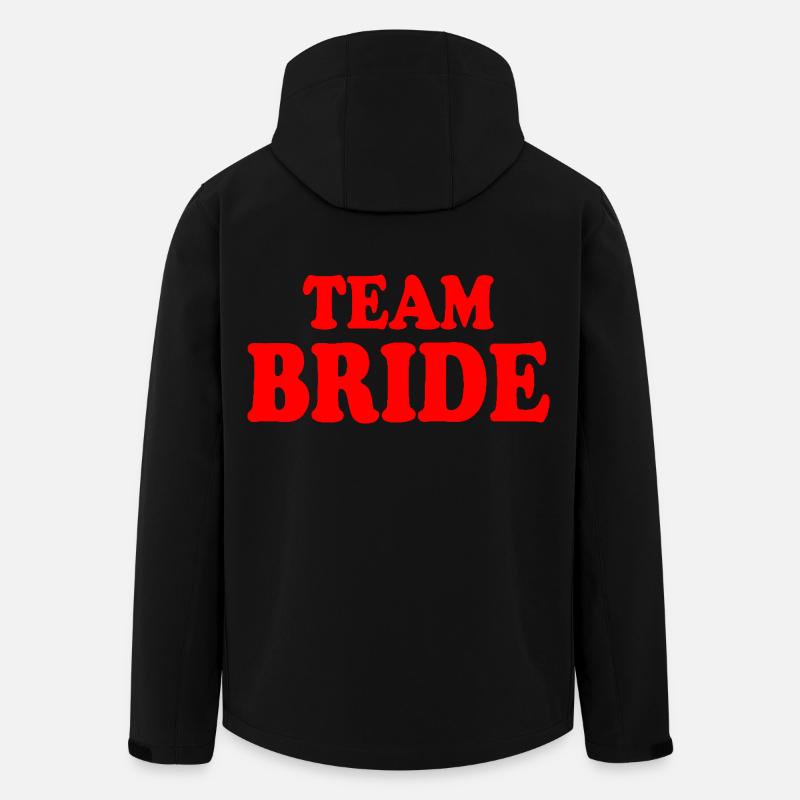 Team bride - Recycelte Männer Softshell-Jacke von Stanley/Stella - Schwarz