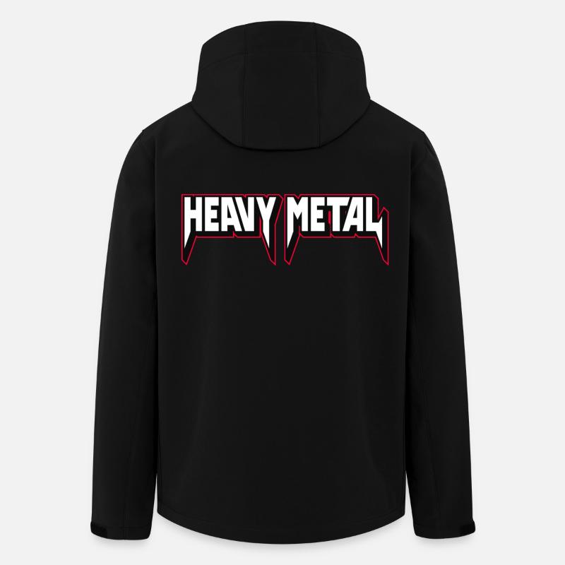 Heavy Metal 3D-Logo - Recycelte Männer Softshell-Jacke von Stanley/Stella - Schwarz