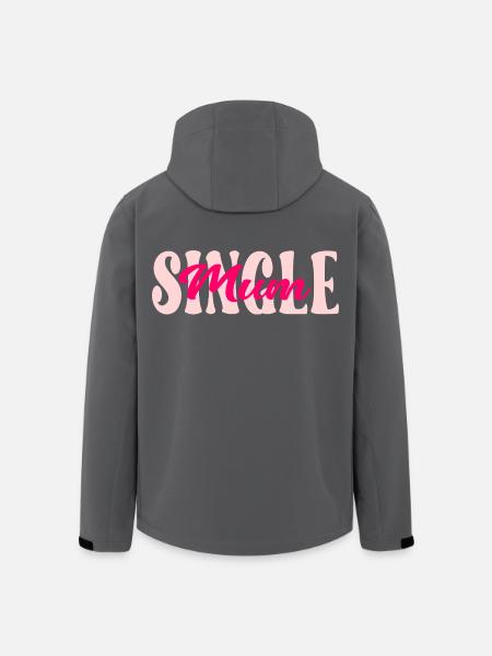 British Single Mum - Men’s Recycled Softshell Jacket by Stanley/Stella - black