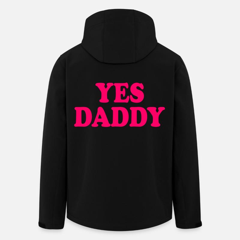 Yes daddy - Recycelte Männer Softshell-Jacke von Stanley/Stella - Schwarz