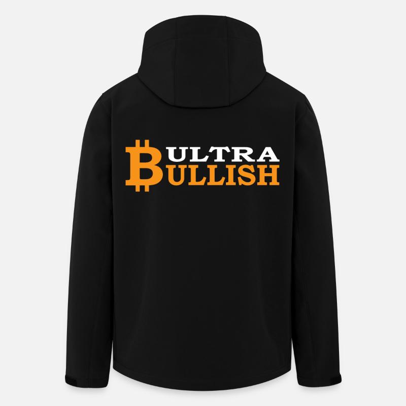 Bitcoin Ultra Bull BTC - Men’s Recycled Softshell Jacket by Stanley/Stella - black