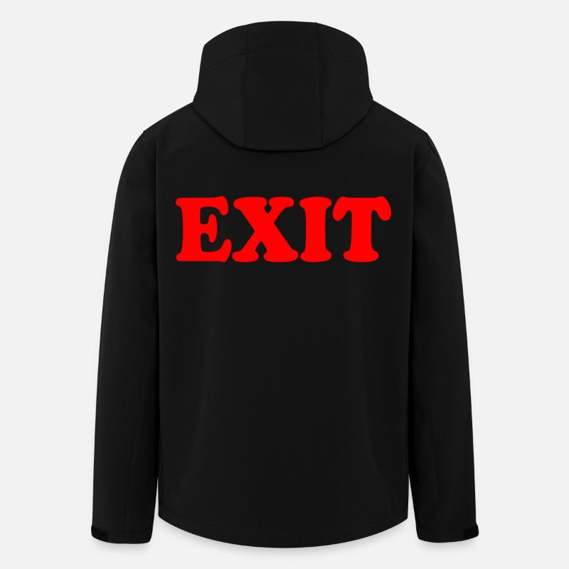 Exit - Recycelte Männer Softshell-Jacke von Stanley/Stella - Schwarz