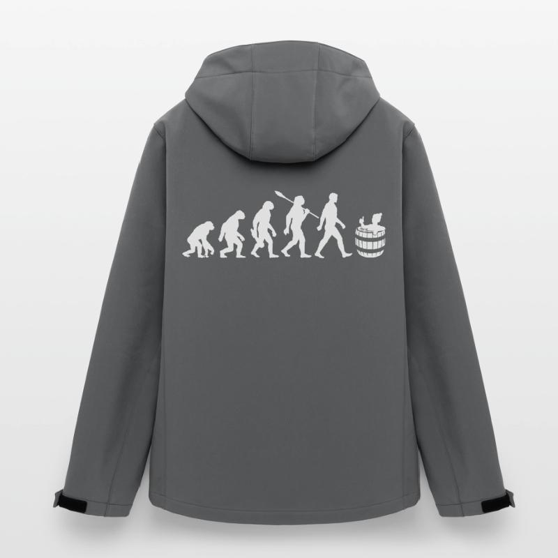 Evolution - Eisbader - Winterbaden - Eisbaden Men’s Recycled Softshell Jacket by Stanley/Stella