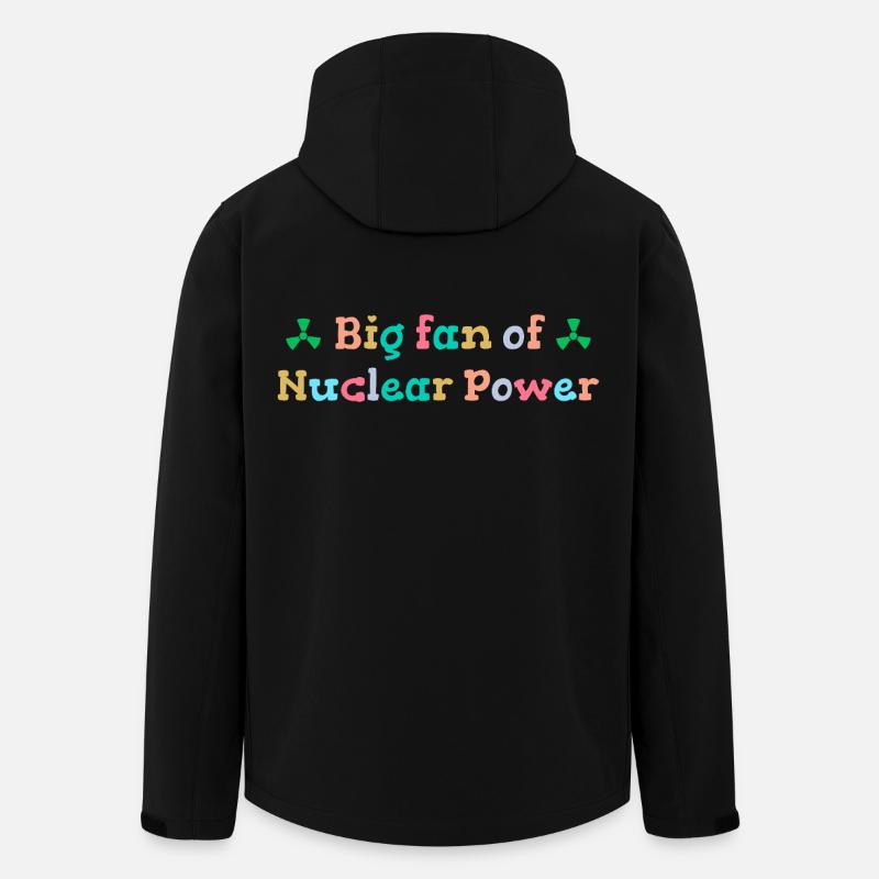 Grand fan d’énergie nucléaire - Veste softshell homme en polyester recyclé Stanley/Stella - noir