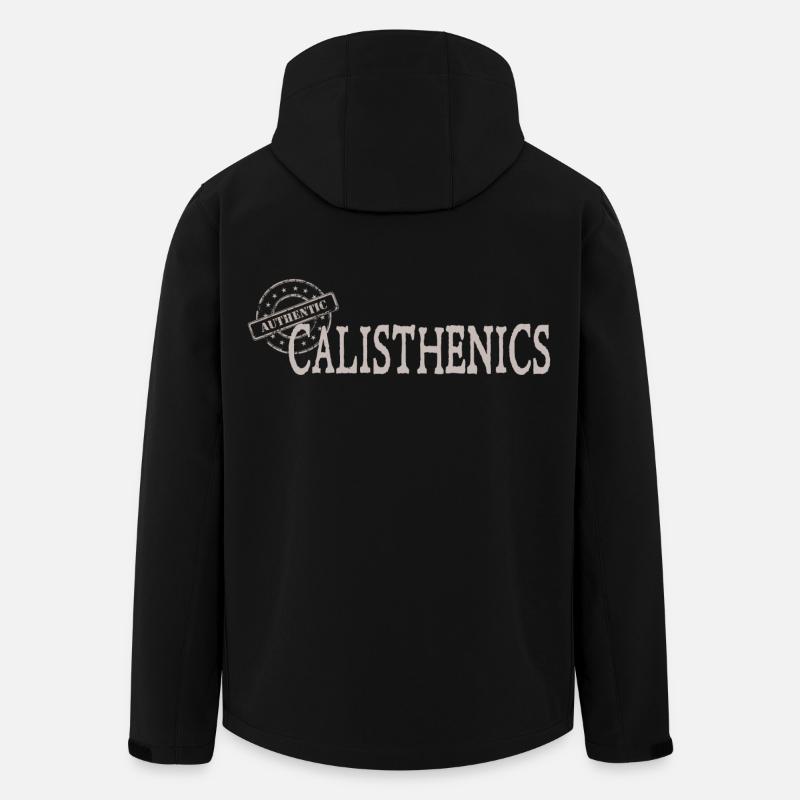 Callisthénie - Veste softshell homme en polyester recyclé Stanley/Stella - noir
