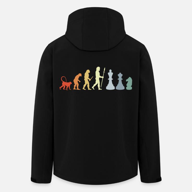 Chess Development - Men’s Recycled Softshell Jacket by Stanley/Stella - black