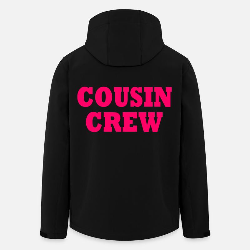 cousin crew - Recycelte Männer Softshell-Jacke von Stanley/Stella - Schwarz