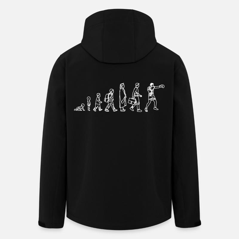 Évolution du Boxer - Veste softshell homme en polyester recyclé Stanley/Stella - noir