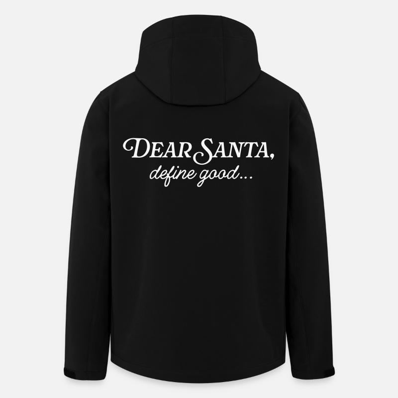 Dear Santa - Recycelte Männer Softshell-Jacke von Stanley/Stella - Schwarz