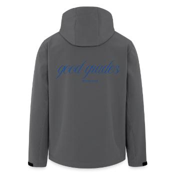Good Grades Student School Club - Recycelte Männer Softshell-Jacke von Stanley/Stella - Schwarz - Hinten - AI Model Male 185 light (185cm)