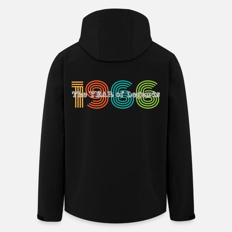 Millésime 1966 - Veste softshell homme en polyester recyclé Stanley/Stella - noir