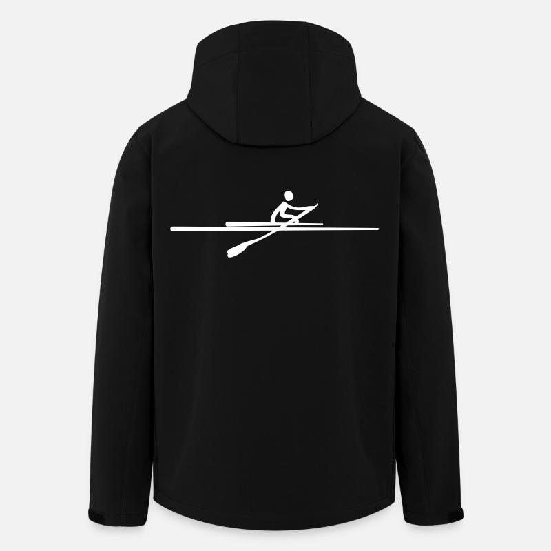 A rower - Men’s Recycled Softshell Jacket by Stanley/Stella - black