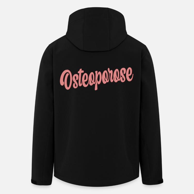 Osteoporose Knochenschwund - Recycelte Männer Softshell-Jacke von Stanley/Stella - Schwarz