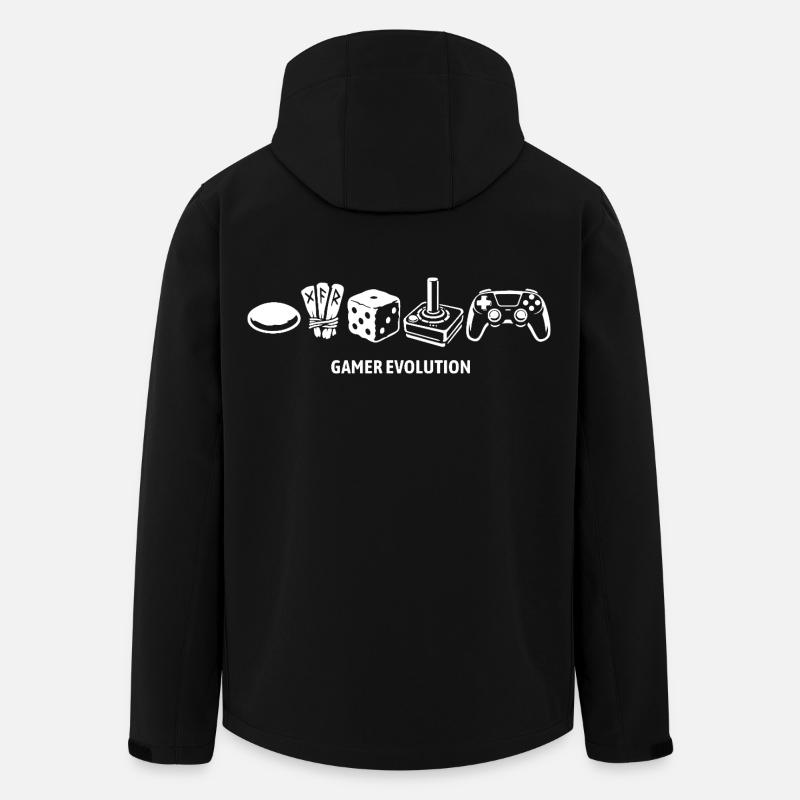 Controller Evolution | Gamer - Recycelte Männer Softshell-Jacke von Stanley/Stella - Schwarz