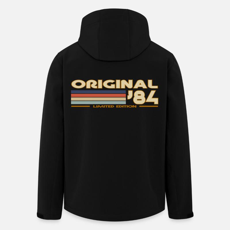 1984 - Recycelte Männer Softshell-Jacke von Stanley/Stella - Schwarz