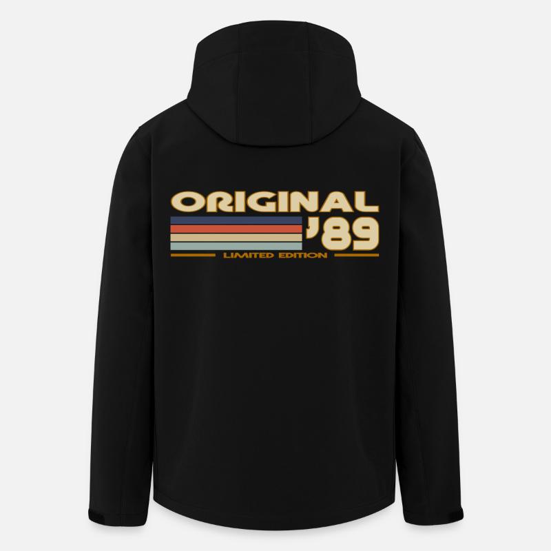 1989 - Recycelte Männer Softshell-Jacke von Stanley/Stella - Schwarz