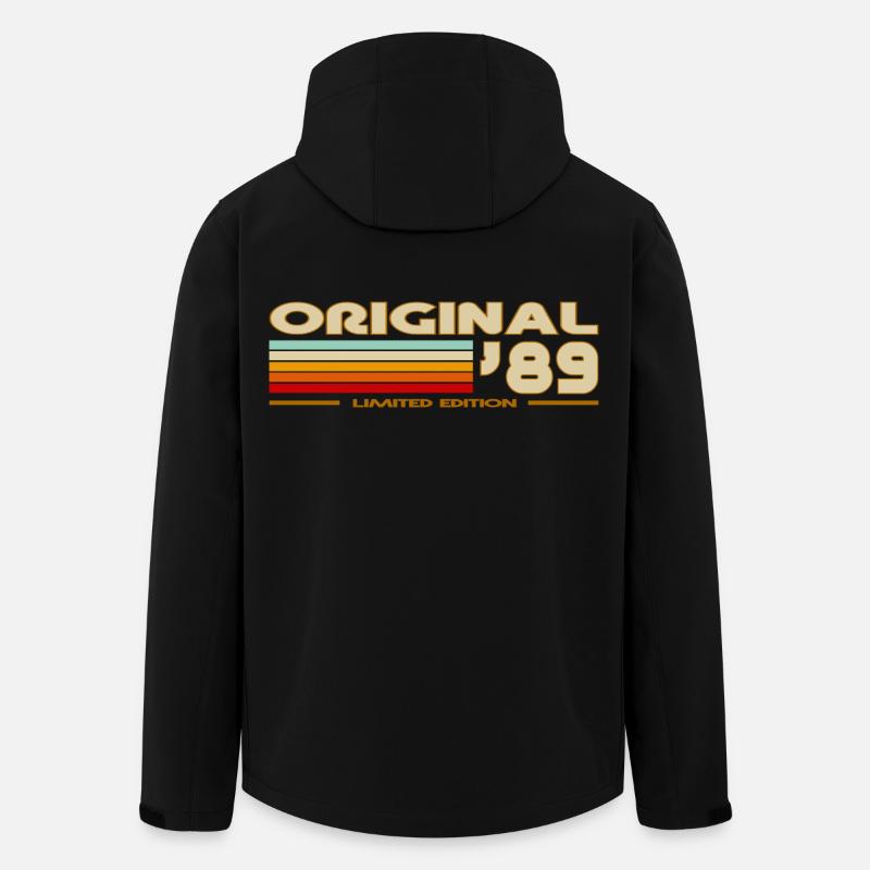 1989 - Recycelte Männer Softshell-Jacke von Stanley/Stella - Schwarz