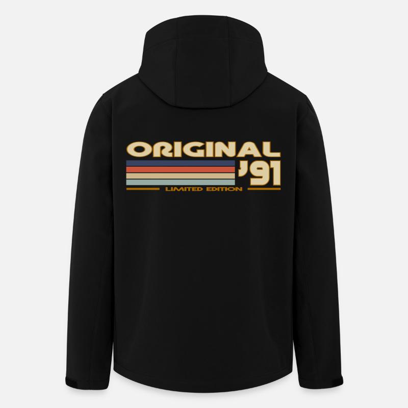1991 - Men’s Recycled Softshell Jacket by Stanley/Stella - black