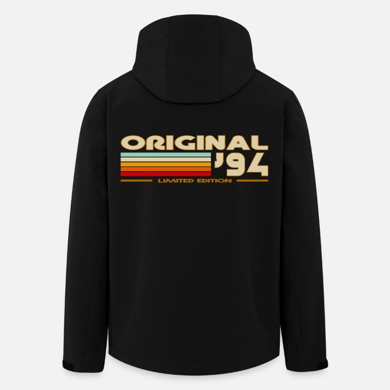 1994 - Recycelte Männer Softshell-Jacke von Stanley/Stella - Schwarz