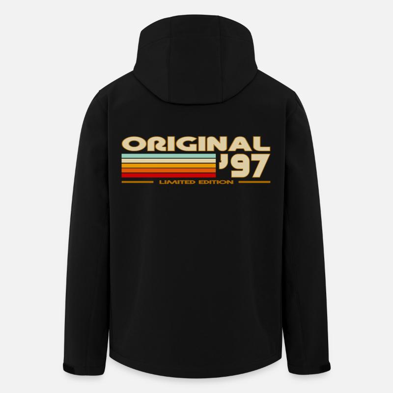 1997 - Recycelte Männer Softshell-Jacke von Stanley/Stella - Schwarz