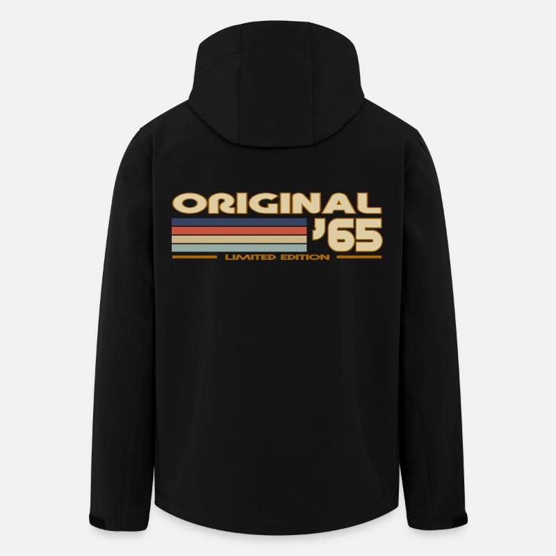 1965 - Men’s Recycled Softshell Jacket by Stanley/Stella - black