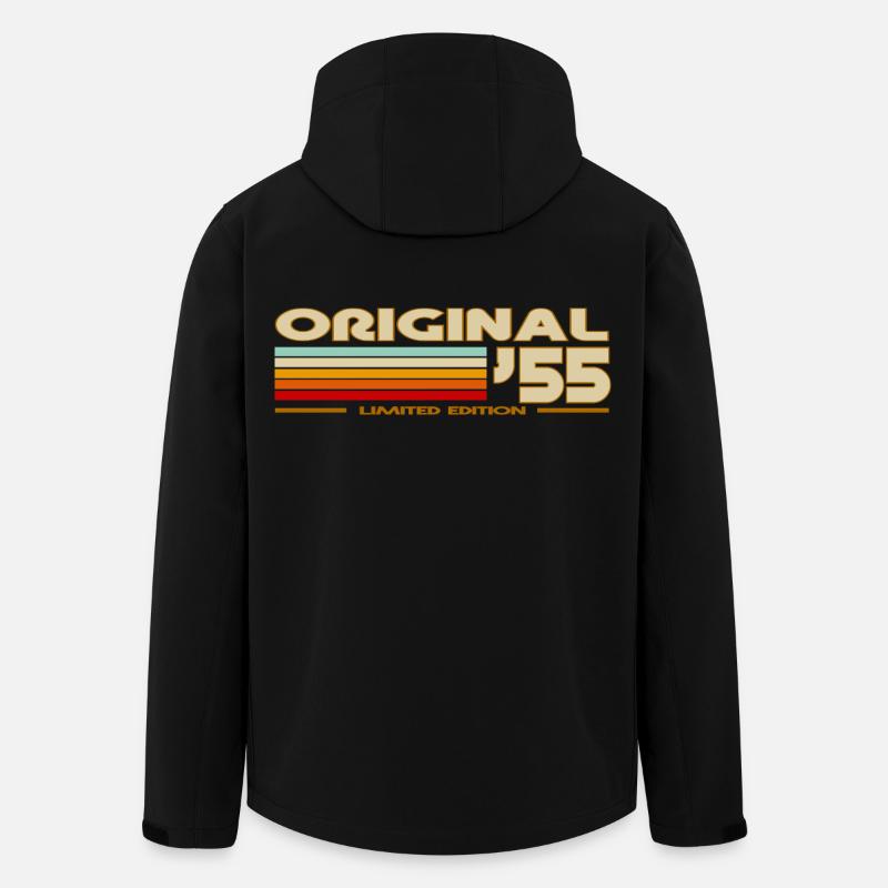 1955 - Recycelte Männer Softshell-Jacke von Stanley/Stella - Schwarz