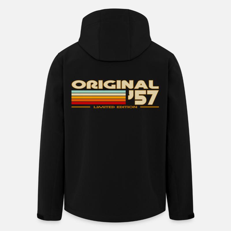 1957 - Recycelte Männer Softshell-Jacke von Stanley/Stella - Schwarz