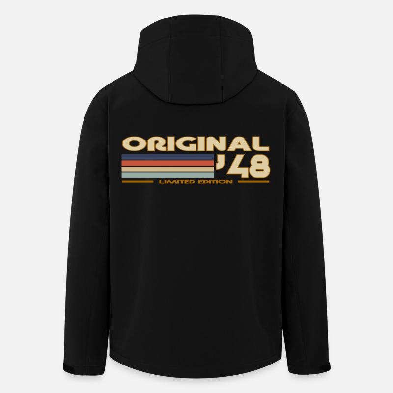 1948 - Recycelte Männer Softshell-Jacke von Stanley/Stella - Schwarz