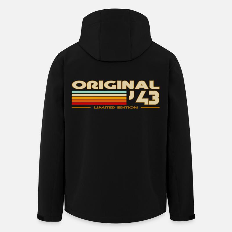 1943 - Recycelte Männer Softshell-Jacke von Stanley/Stella - Schwarz