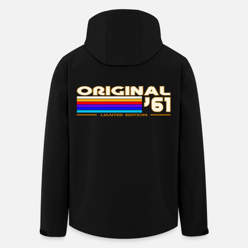 1961 - Recycelte Männer Softshell-Jacke von Stanley/Stella - Schwarz