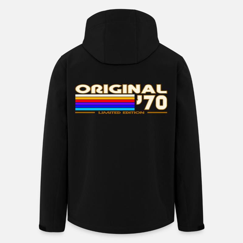 1970 - Recycelte Männer Softshell-Jacke von Stanley/Stella - Schwarz