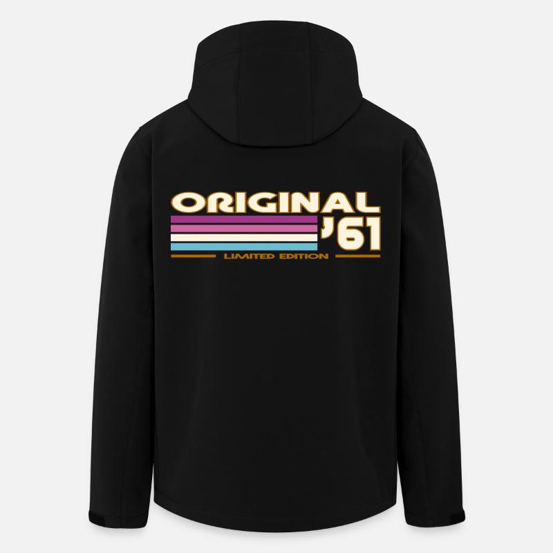 1961 - Recycelte Männer Softshell-Jacke von Stanley/Stella - Schwarz