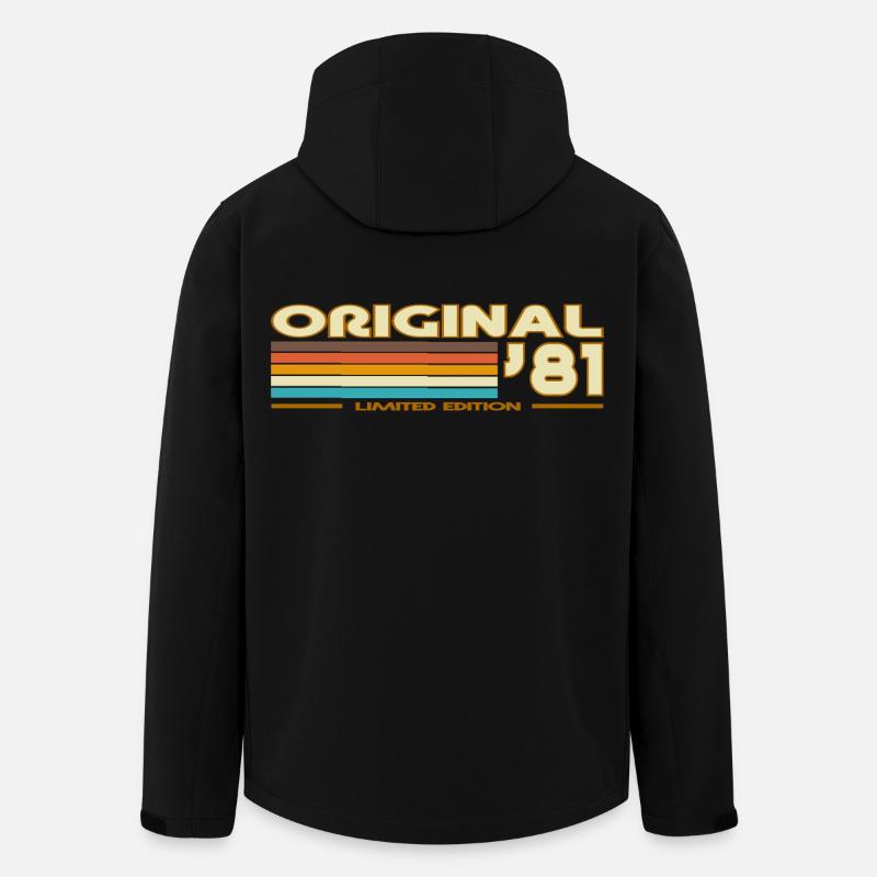 1981 - Recycelte Männer Softshell-Jacke von Stanley/Stella - Schwarz