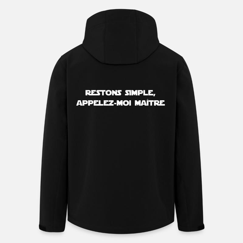 Call me master (gift) - Men’s Recycled Softshell Jacket by Stanley/Stella - black