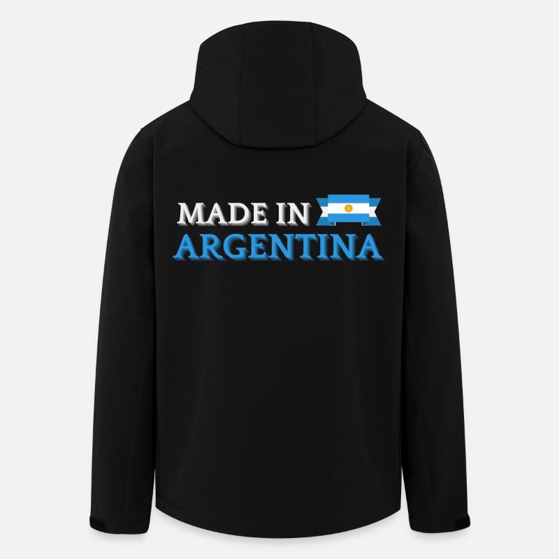 Hergestellt in Argentinien - Recycelte Männer Softshell-Jacke von Stanley/Stella - Schwarz