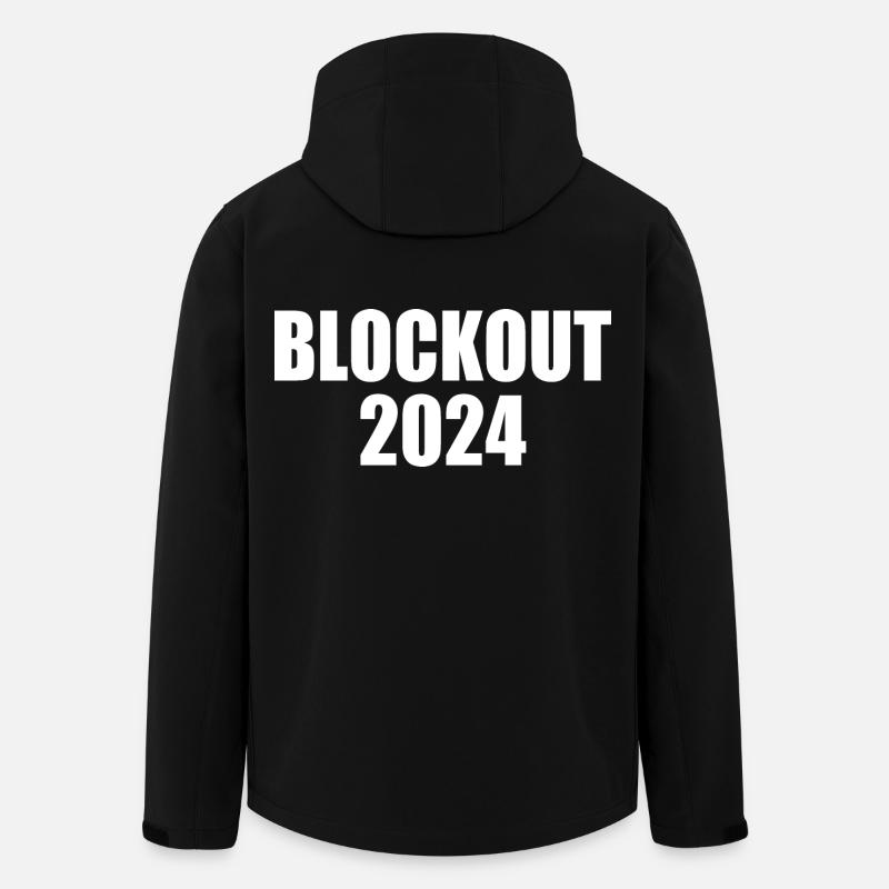 Blockout 2024 - Veste softshell homme en polyester recyclé Stanley/Stella - noir