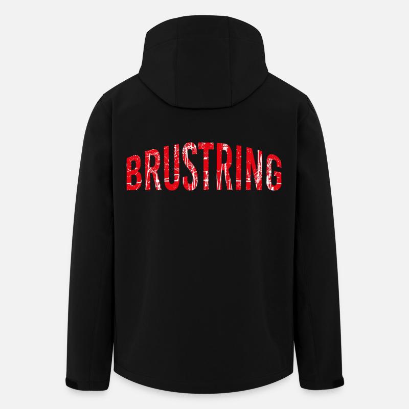 Stuttgart Brustring - Recycelte Männer Softshell-Jacke von Stanley/Stella - Schwarz