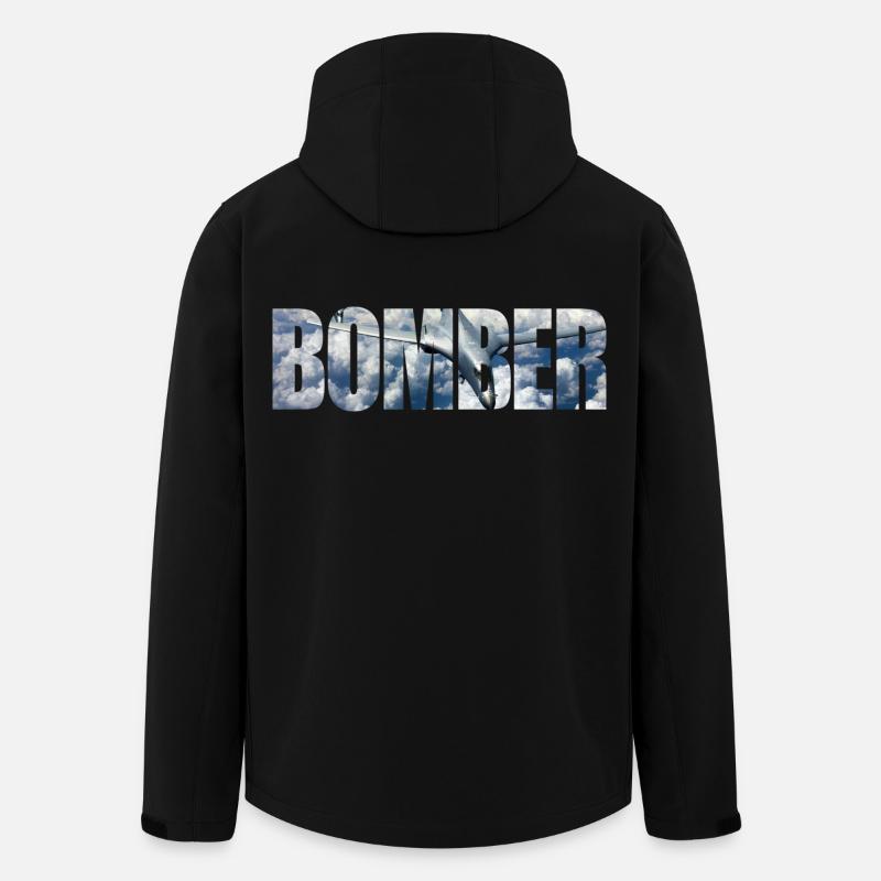 bombardier B-1B Lancer - Veste softshell homme en polyester recyclé Stanley/Stella - noir