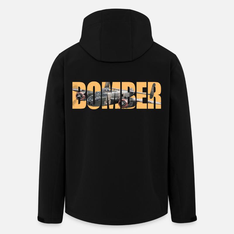 bombardier B-25 Mitchell - Veste softshell homme en polyester recyclé Stanley/Stella - noir