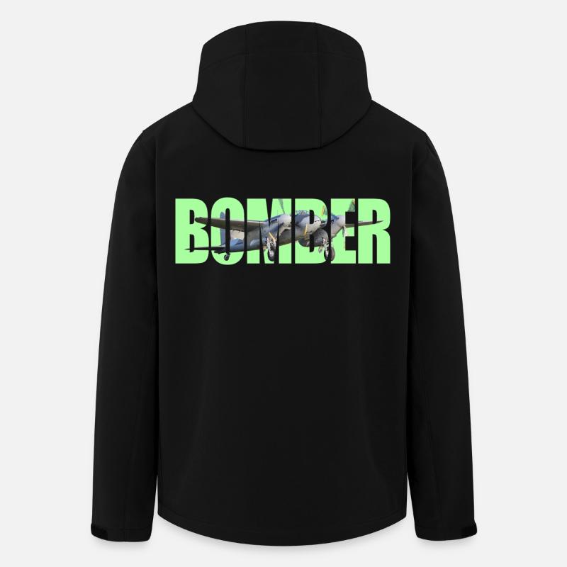 Bomber DH.98 Mosquito - Men’s Recycled Softshell Jacket by Stanley/Stella - black