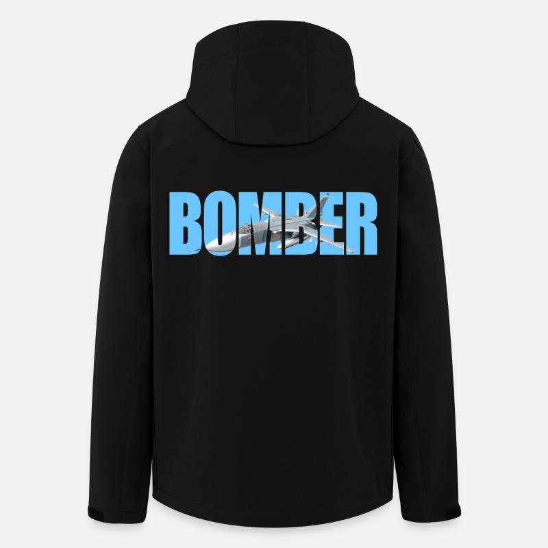 Bomber Su-24 - Men’s Recycled Softshell Jacket by Stanley/Stella - black