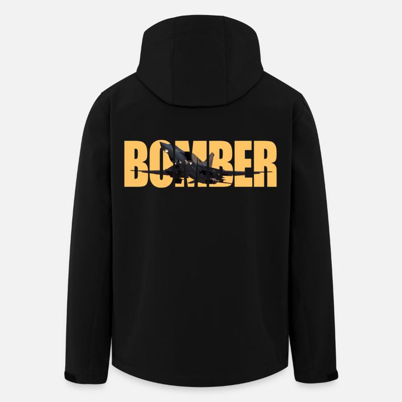 Bomber Tu-22 M3 - Recycelte Männer Softshell-Jacke von Stanley/Stella - Schwarz
