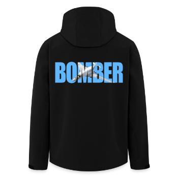Blouson aviateur Tu-160 - Veste softshell homme en polyester recyclé Stanley/Stella - noir - Dos - AI Model Male 185 light (185cm)
