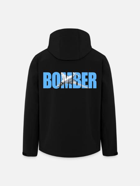 Bomber Tu-160 - Men’s Recycled Softshell Jacket by Stanley/Stella - black