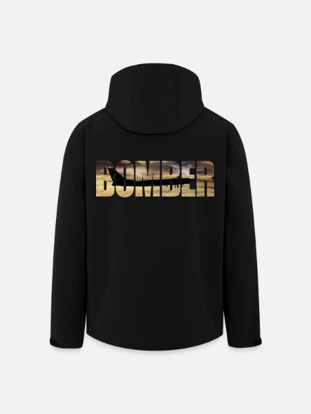 Bomber Tu-95 - Men’s Recycled Softshell Jacket by Stanley/Stella - black