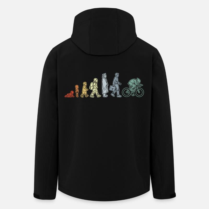 Cyclist Evolution - Men’s Recycled Softshell Jacket by Stanley/Stella - black