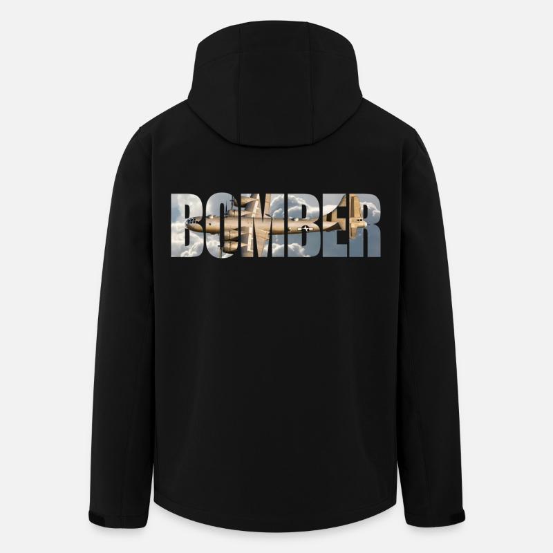 B-29 Superfortress - Recycelte Männer Softshell-Jacke von Stanley/Stella - Schwarz