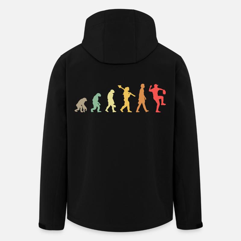 Baseball Evolution - Men’s Recycled Softshell Jacket by Stanley/Stella - black